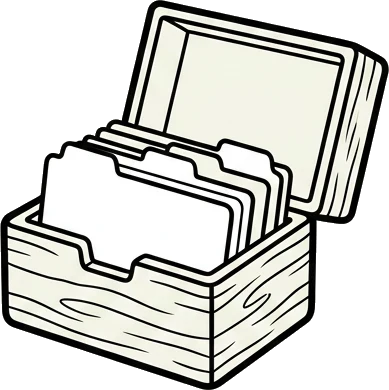 your card index &ndash; everything Ostler has filed